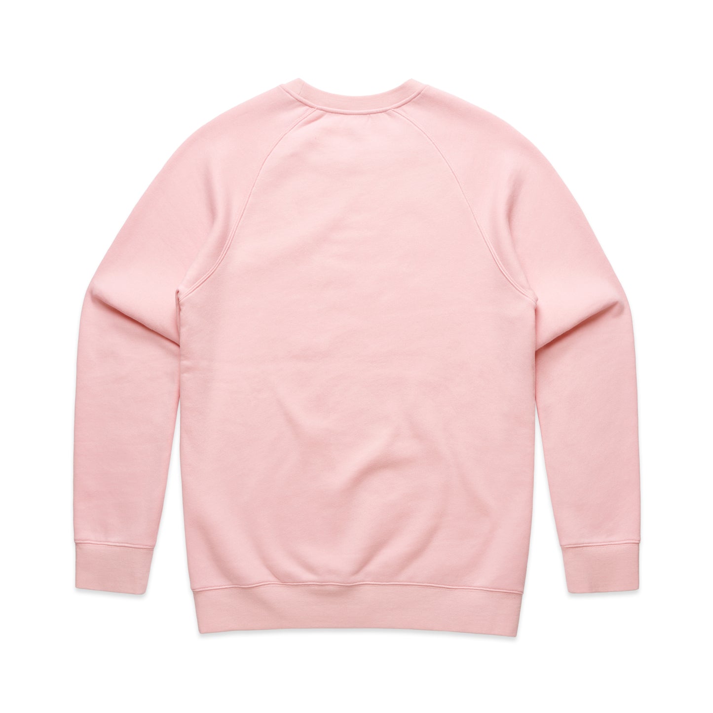 Back view of pink retro crew neck jumper by Alextric Cartel