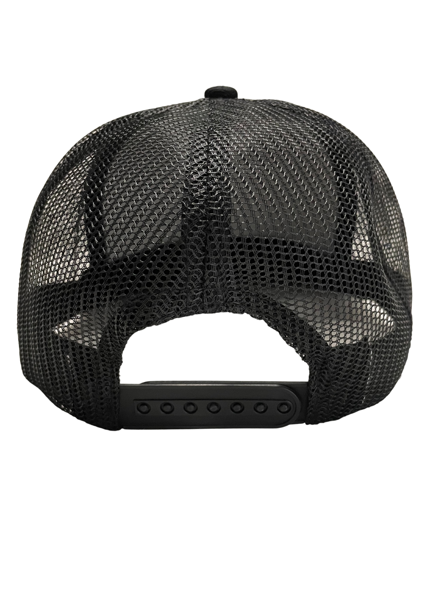 Black trucker hat with Alextric Cartel logo on front