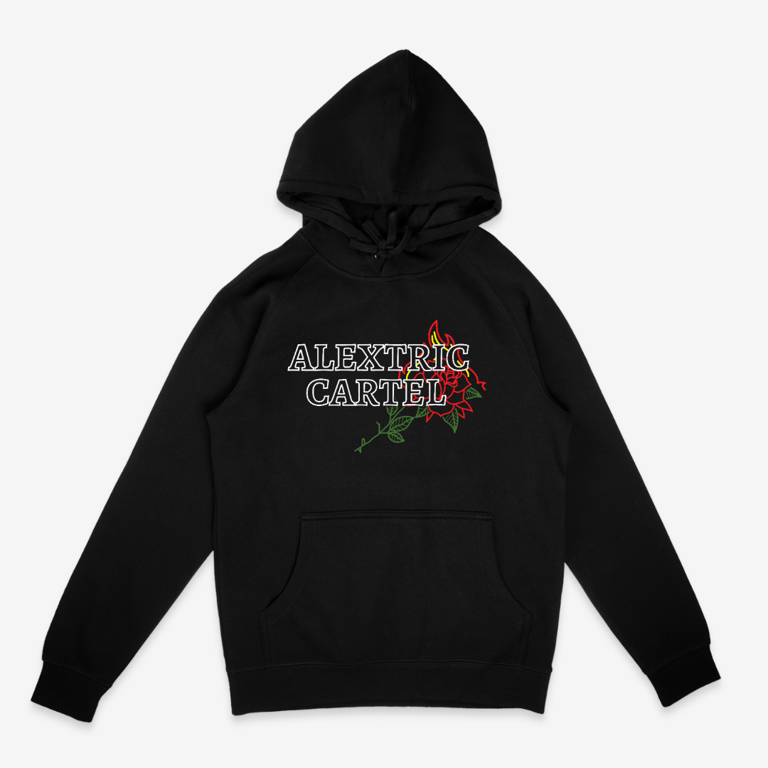 Vintage black hoodie Alextric Cartel