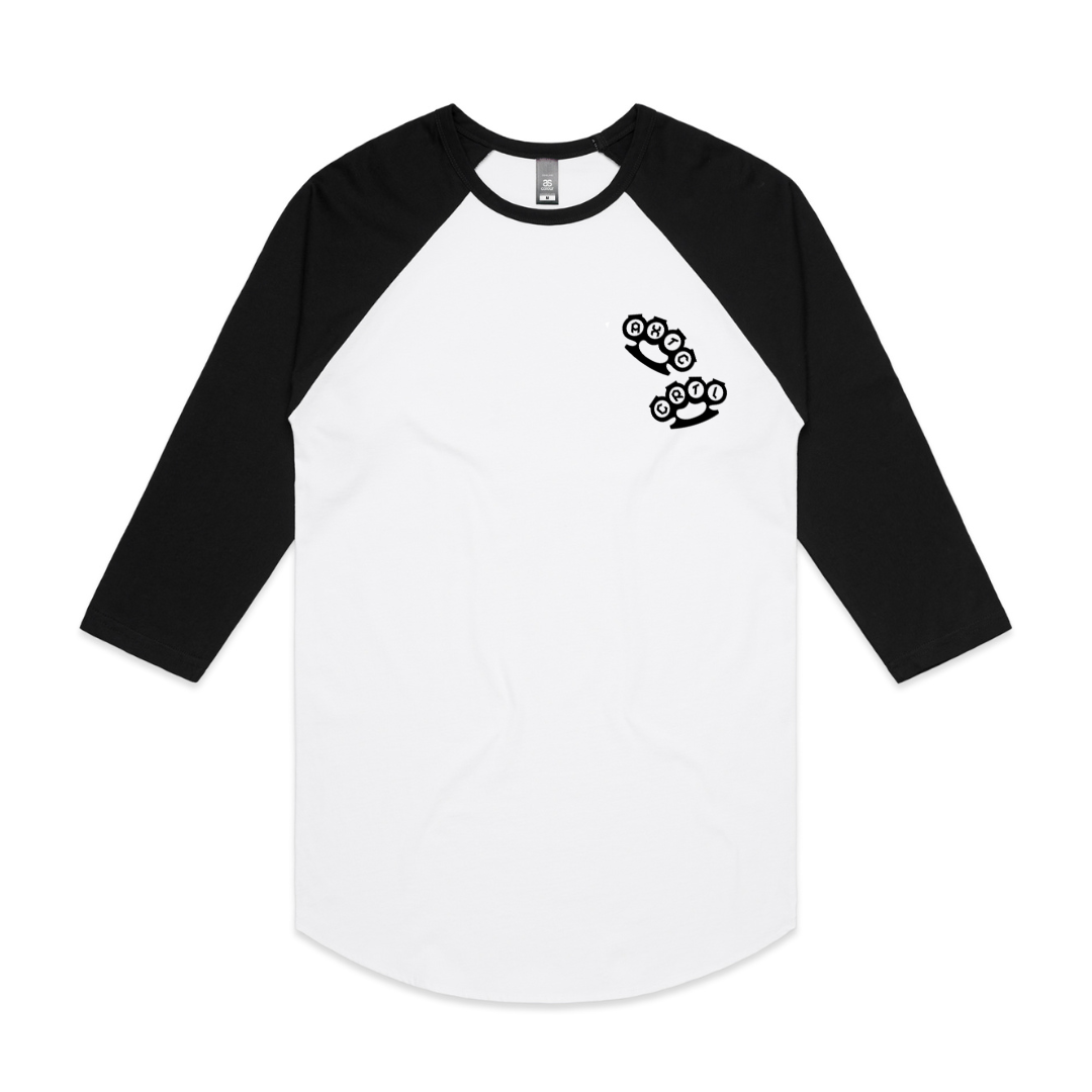 Stock image of black and white baseball top by Alextric Cartel